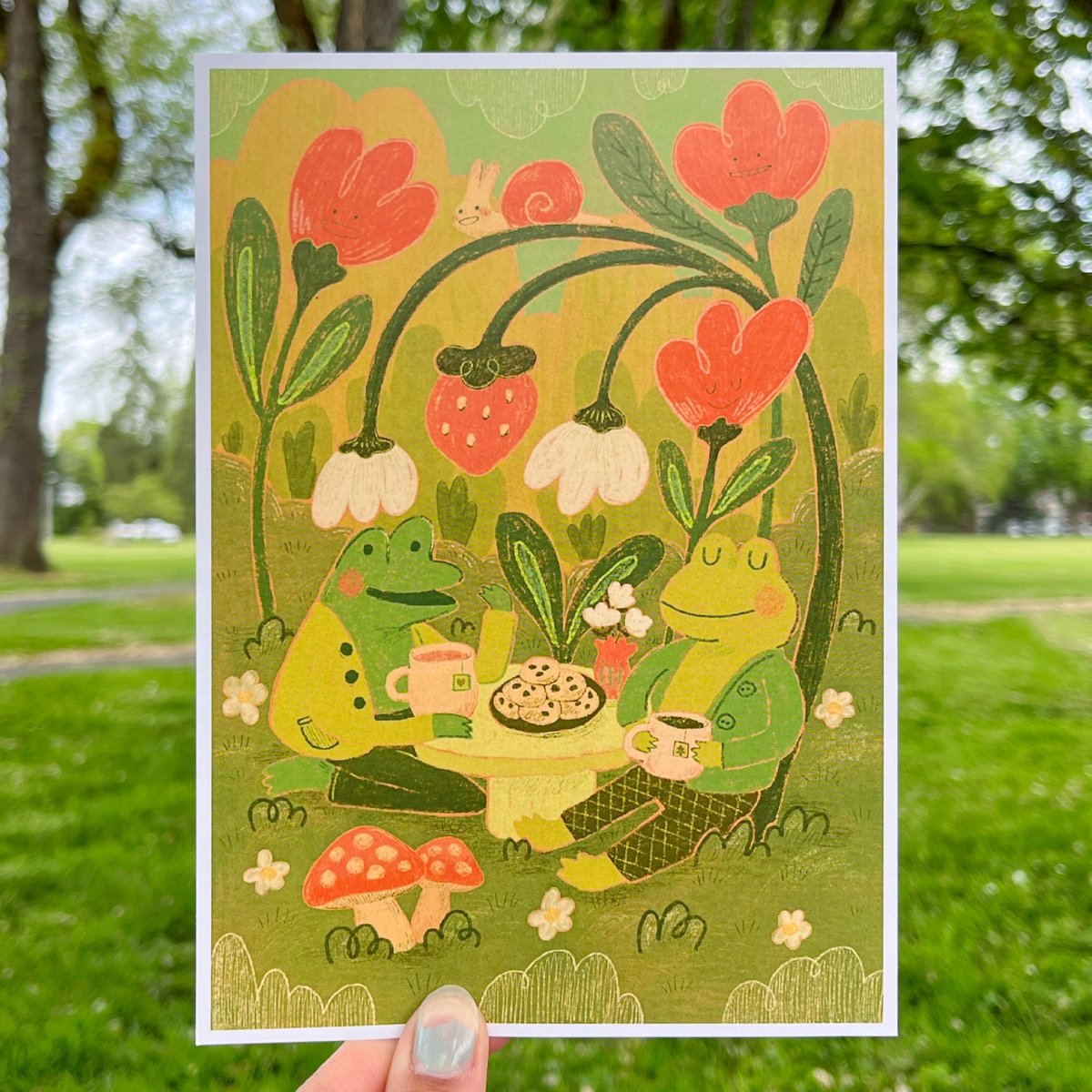 Image of Frog n Toad Print