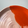 Plate Orange and Pink