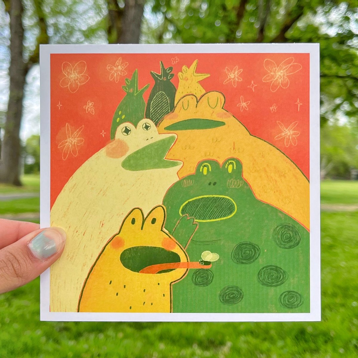 Image of Frog Choir Print