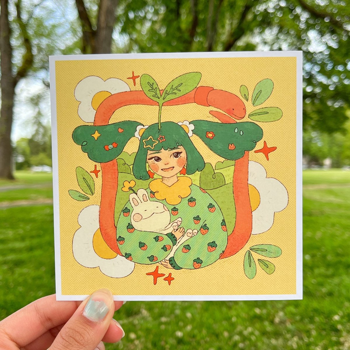 Image of Worm Girl Print