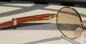 Image of Authentic Cartier Giverny Palisander Rosewood Buffalo C Décor Sunglasses