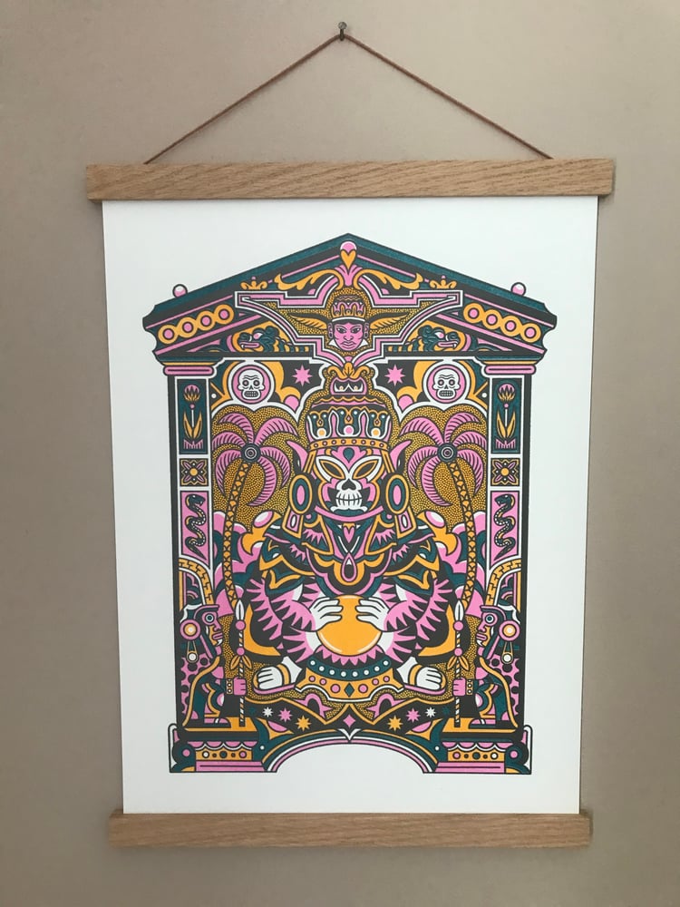 Image of Temple | Riso Print