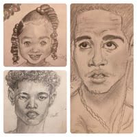 Custom Realistic Graphite Portrait (12 x 9)