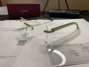 Image of AUTHENTIC CARTIER CT0286O 003 - 2021 MODEL [MIXED HORN] (002)