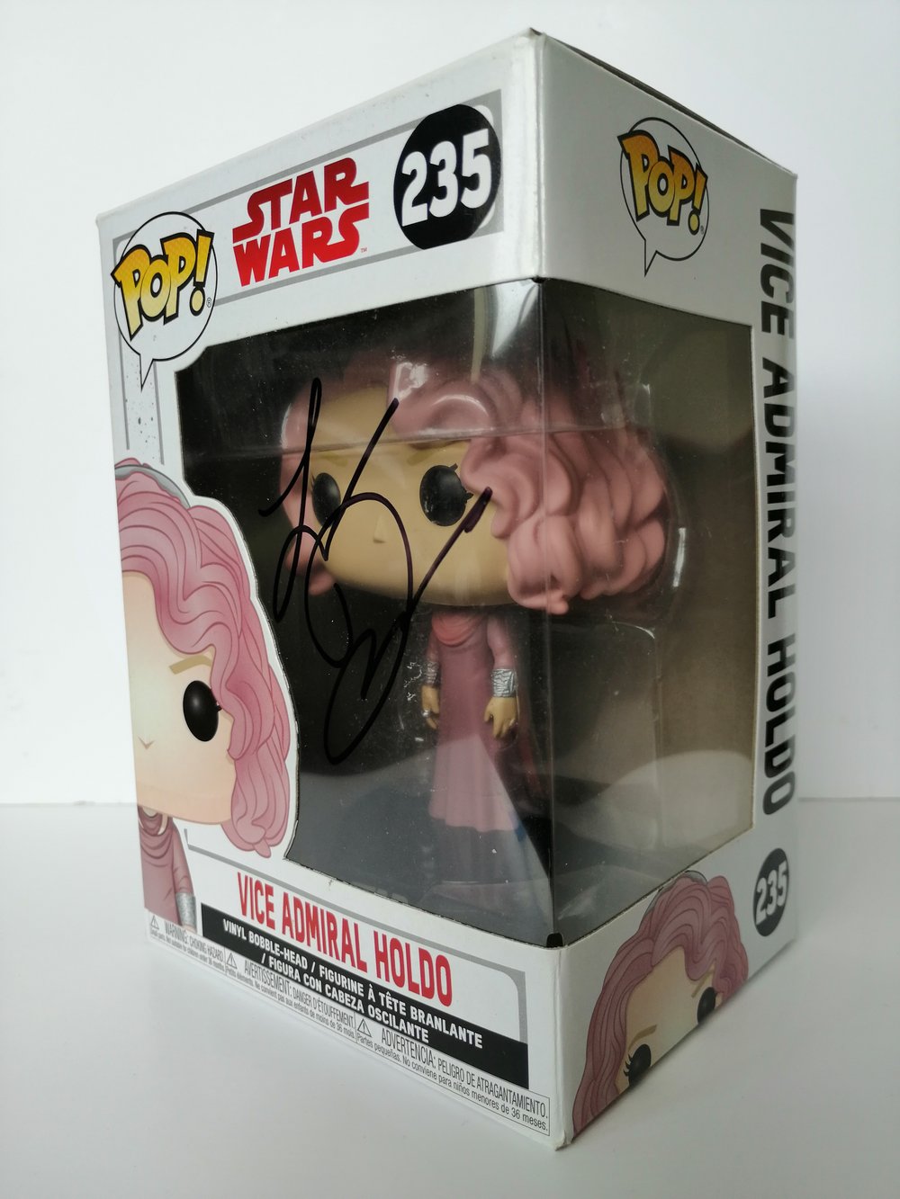 Laura Dern Star Wars Holdo Signed funko