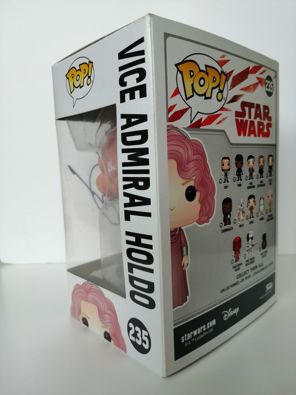 Laura Dern Star Wars Holdo Signed funko