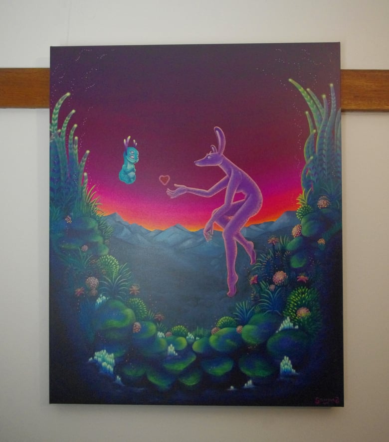 Image of " Offering" canvas print 