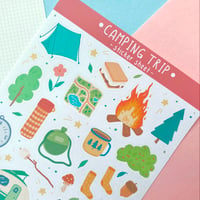 Image 2 of Camping Trip Sticker Sheet