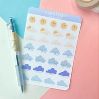 Image 3 of Weather Sticker Sheet