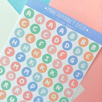 Image 2 of Mini Alphabet Deco Sticker Sheet