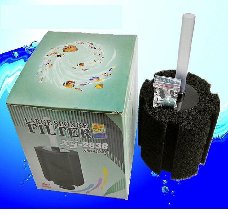 XY2838 LARGE JUMBO SPONGE FILTER AQUARIUM FISH TANK MEDIA OXYGEN AAPET