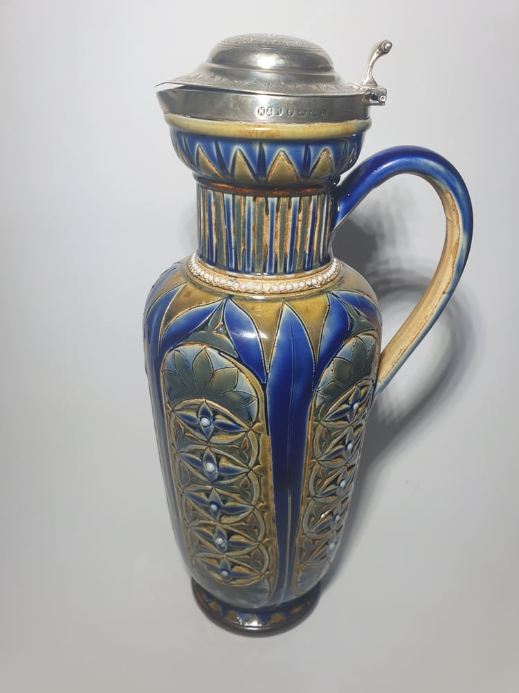 Image of Doulton Lambeth Stoneware Flagon