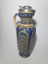 Image 2 of Doulton Lambeth Stoneware Flagon