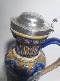 Image 4 of Doulton Lambeth Stoneware Flagon