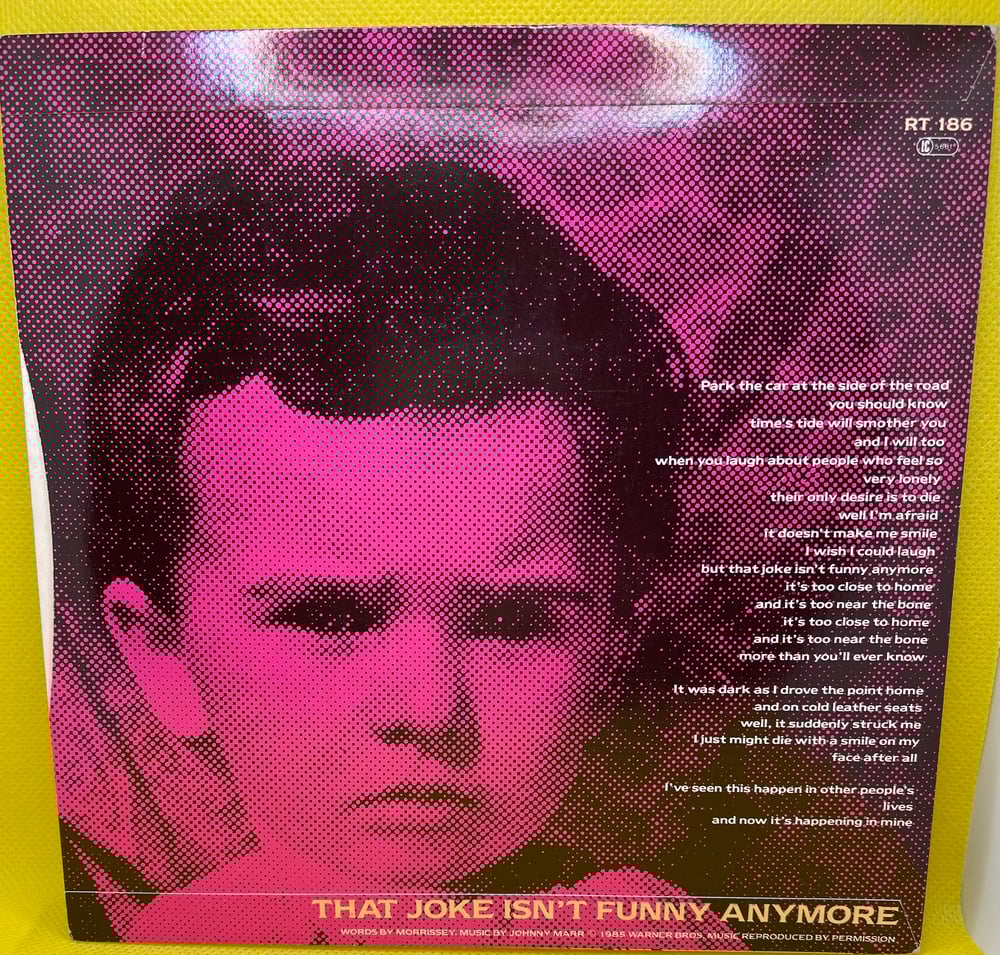 The Smiths- That Joke Isnt Funny Anymore/Meat is Murder(Live) 1985 7” 45rpm