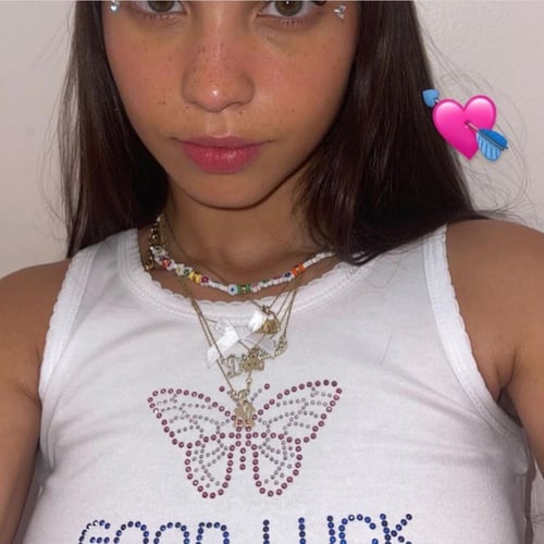 Image of Good Luck Tank TopðŸ’–ðŸ’™