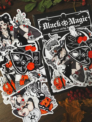 Image of Black Magic sticker pack