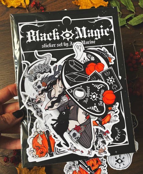 Image of Black Magic sticker pack