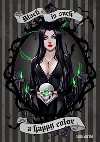 Image 2 of Morticia Addams (2 versions)
