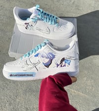 Image 1 of Hunter x Hunter Custom Airforces (Coloured Laces)