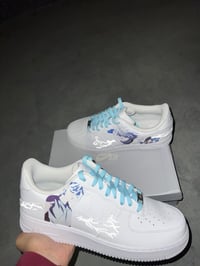 Image 3 of Hunter x Hunter Custom Airforces (Coloured Laces)