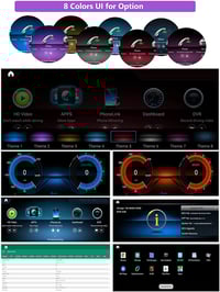 Image 4 of Mercedes C Class GLC W204 W205 2015-2018 CarPlay Android Headunit Stereo 10.25" Touch Screen 
