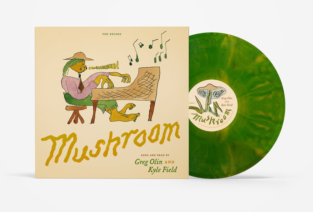 "Mushroom" Hardback Book and 12” Record in a Box by Kyle Field and Greg Olin