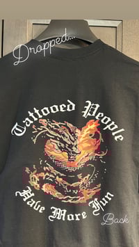 Image 5 of WL Tattooed People on Black Tee sizes Small Thru 5X