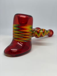 Image 4 of Red + Linework Hammer