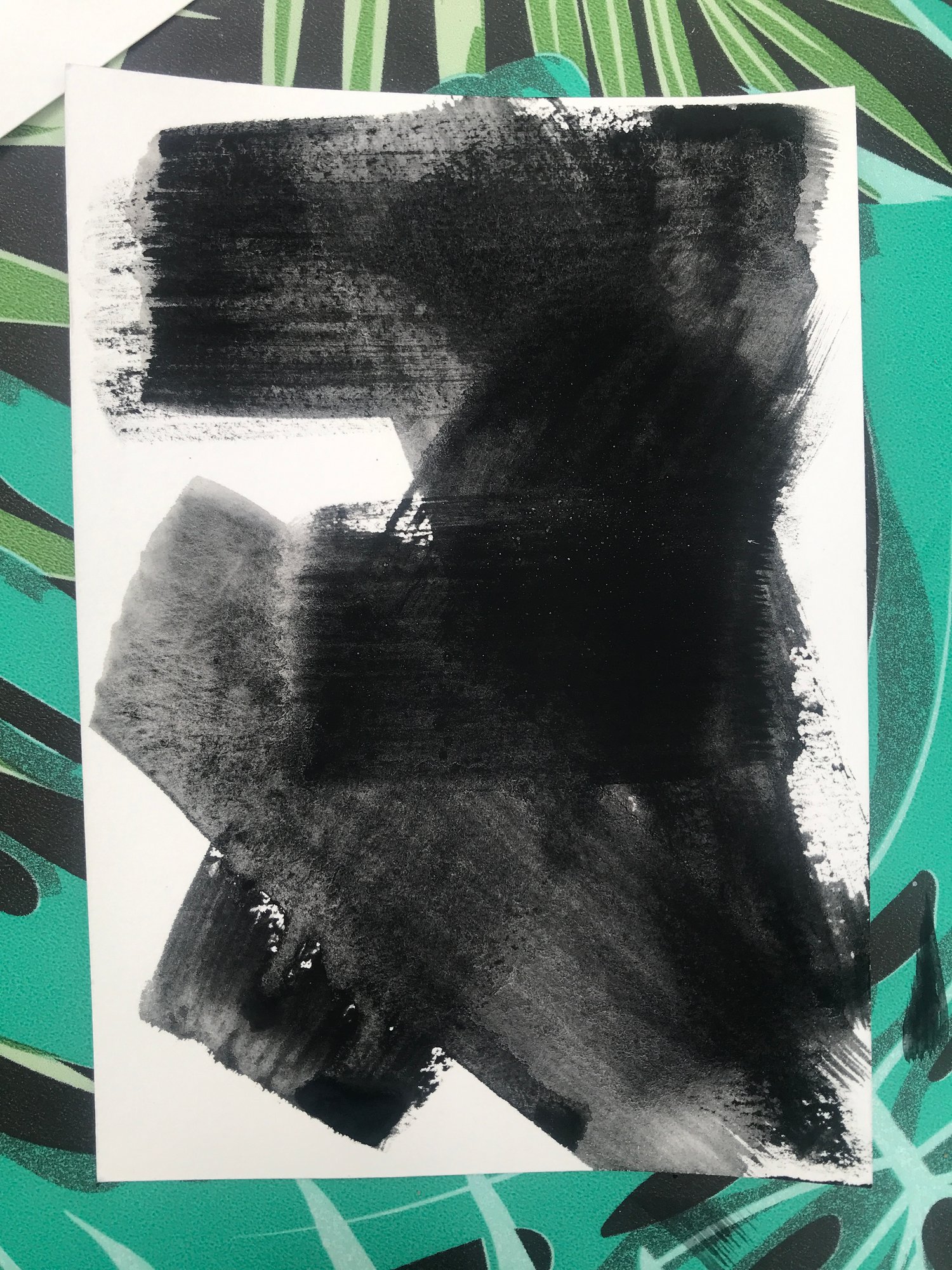 black fragment no4 - depth, distance, transparency structure