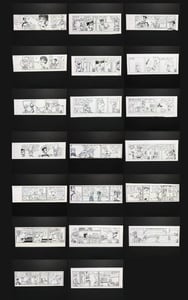 Image of Don't Panic! Comic Strip Original Art