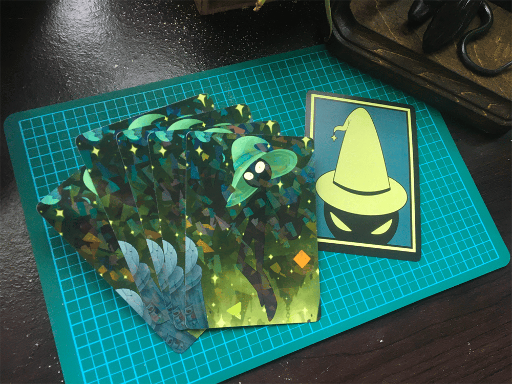 Image of The Lonely Wizard "Trading Card" Print
