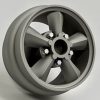 Image 1 of 1/64 scale American Racing Torq Thrust D wheels 8mm