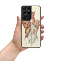 Image 7 of Antique Anatomical Illustration Human Posterior Musculature Clear Case for Samsung®