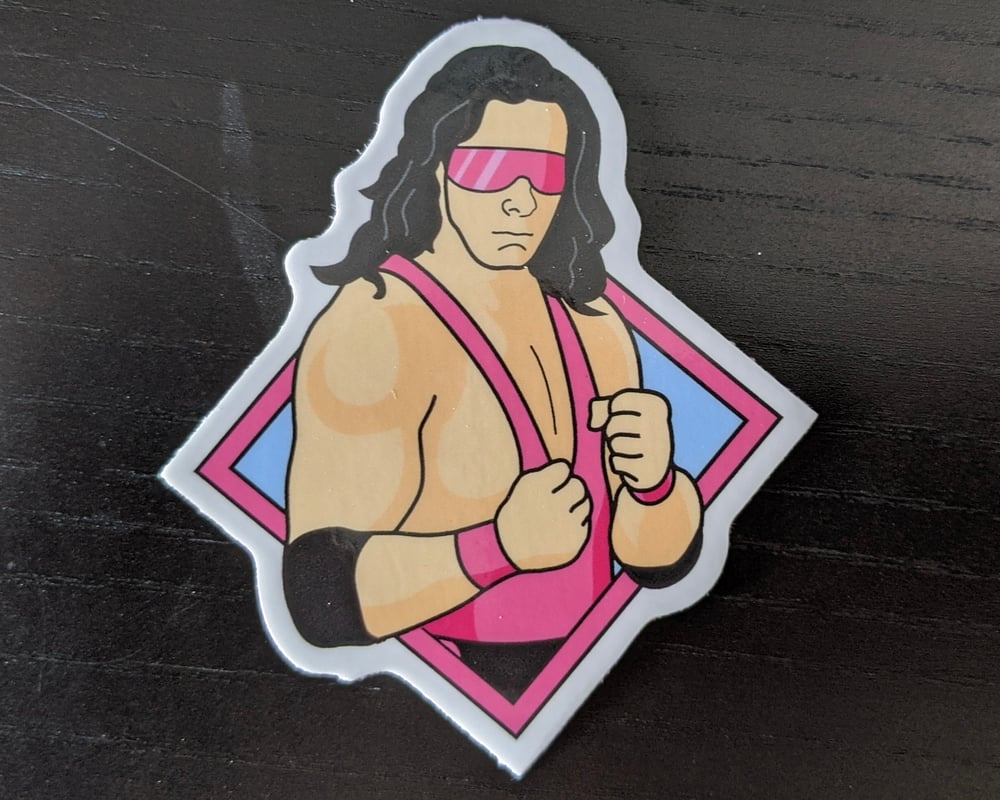 Bret Hart Sticker