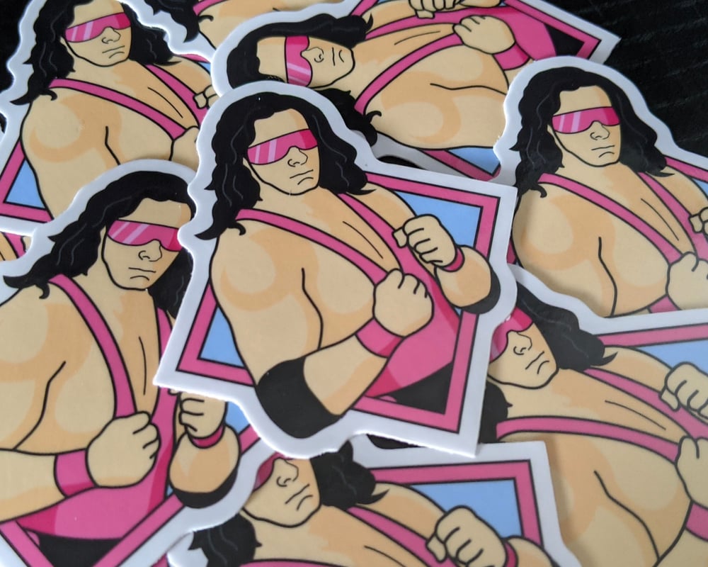 Bret Hart Sticker
