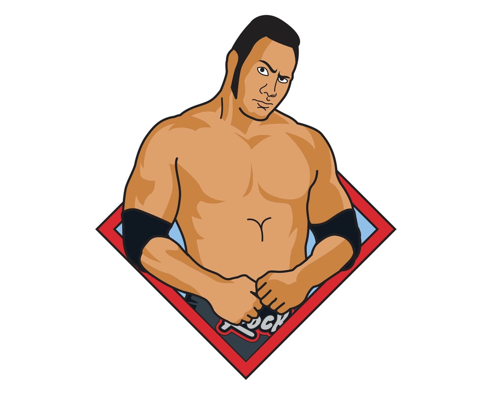 The Rock Sticker