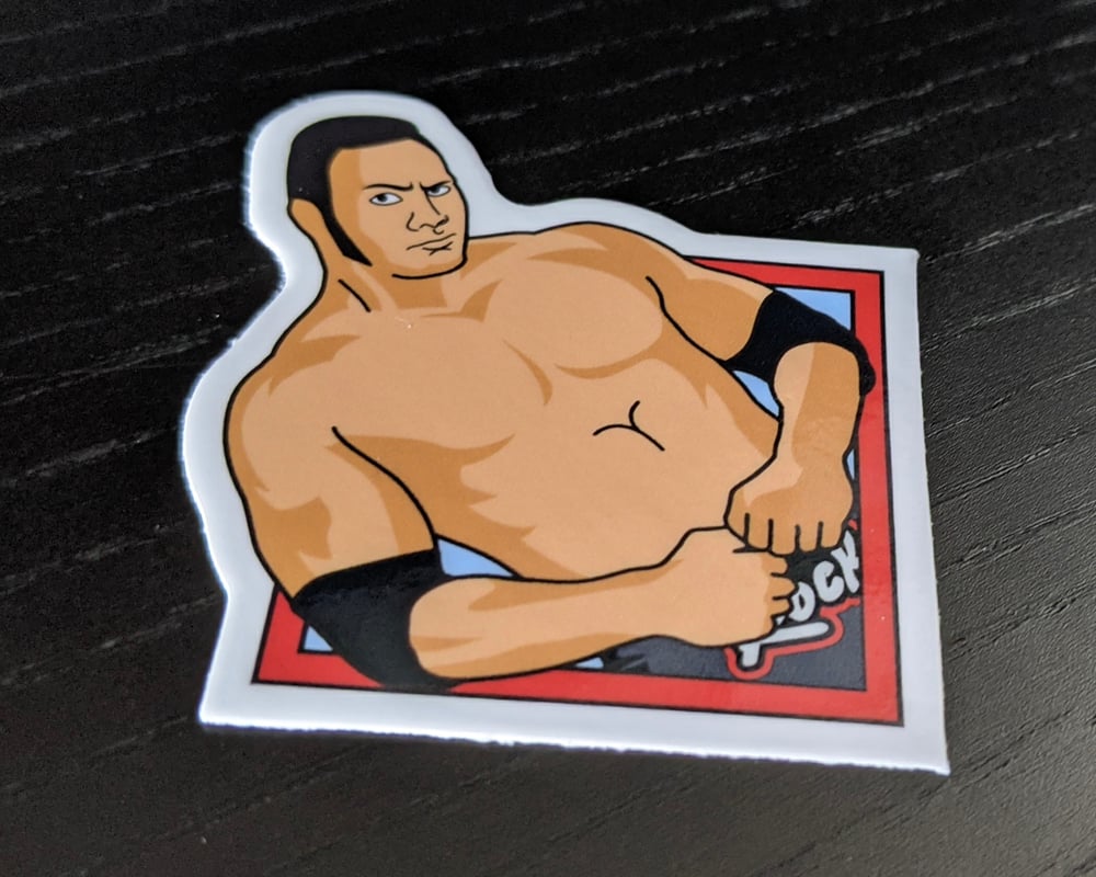 The Rock Sticker