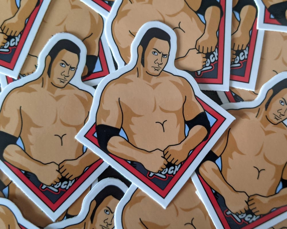 The Rock Sticker