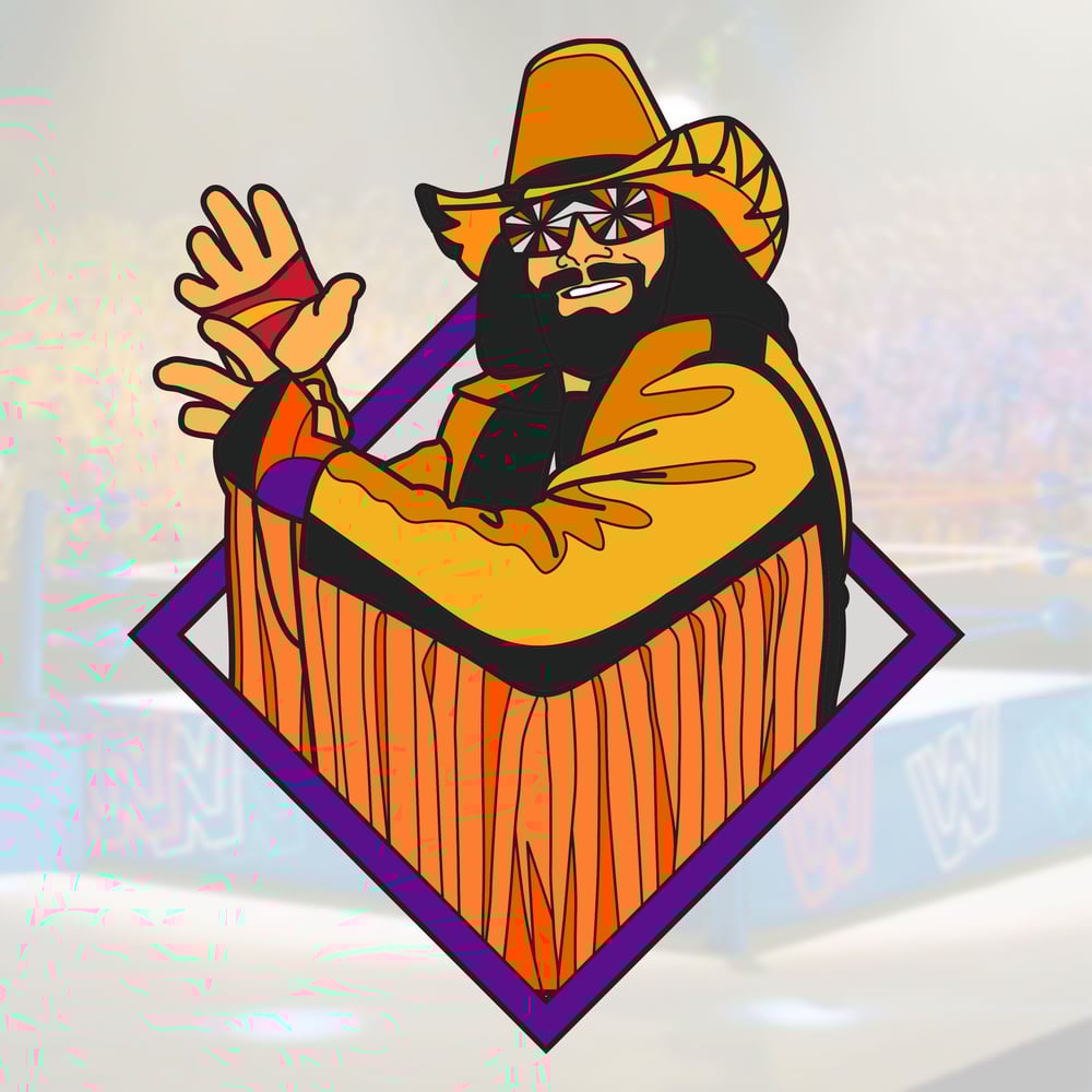 Macho Man Pin