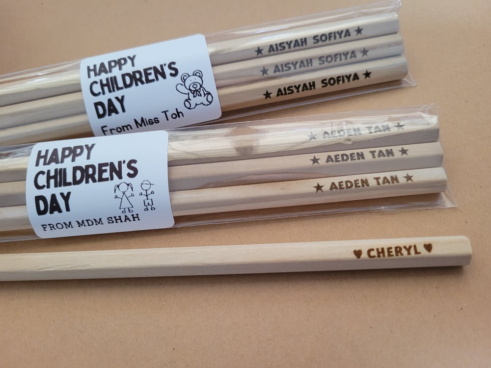 Personalised Pencils (Set of 3)