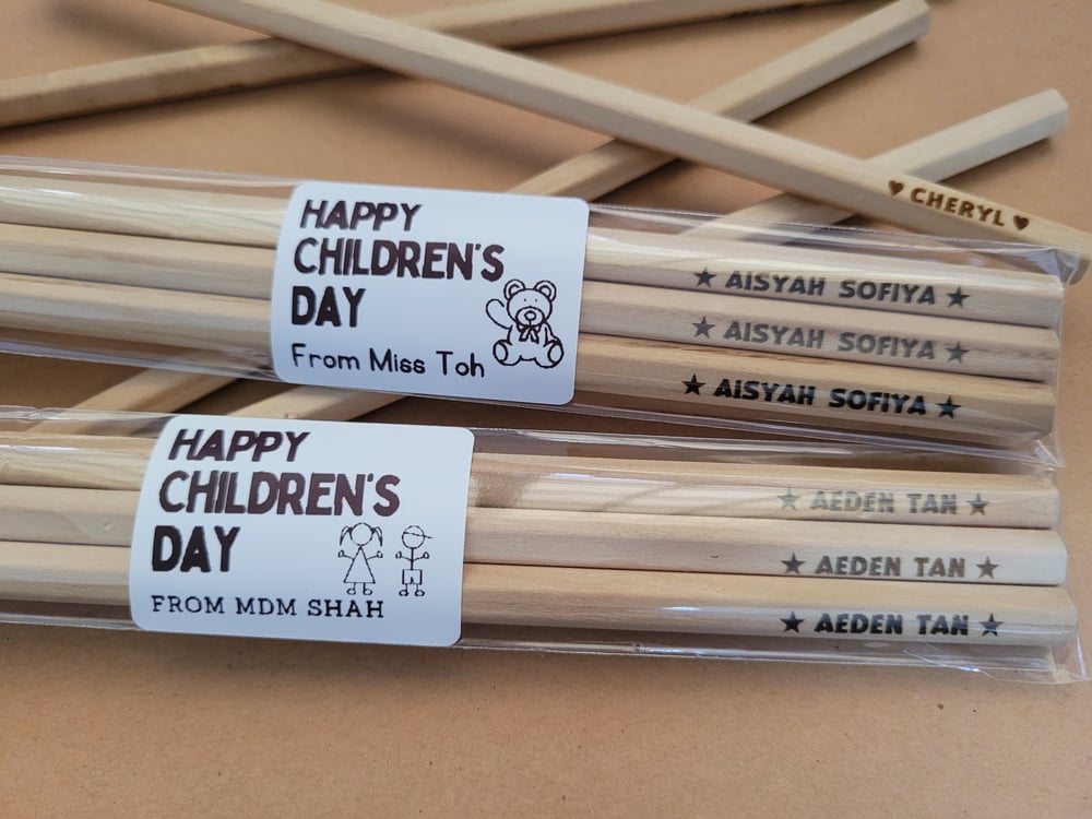 Personalised Pencils (Set of 3)