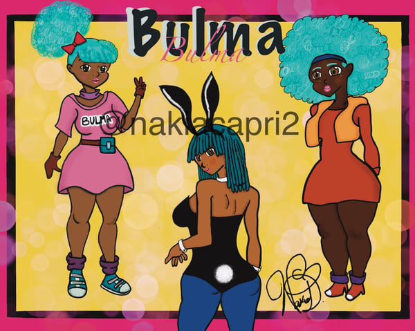 Image of Bulma cosplay 