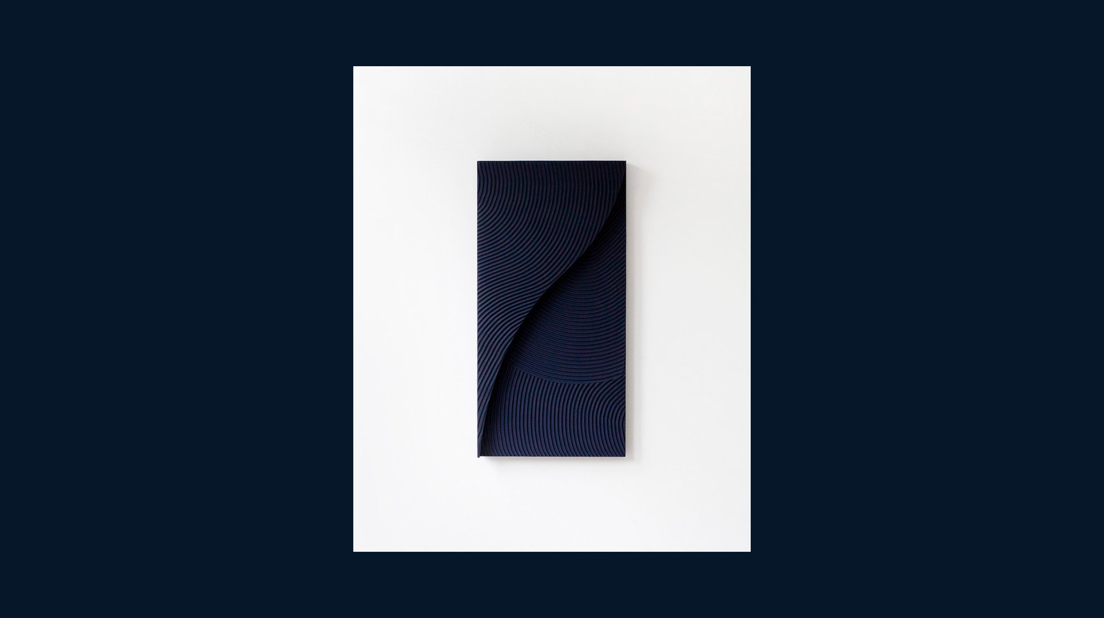 Image of Curves Relief · Blue 