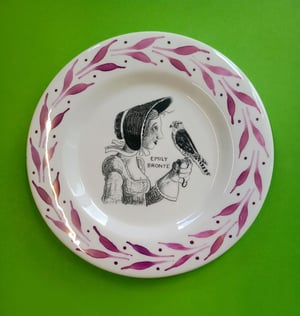 Emily Brontë plate
