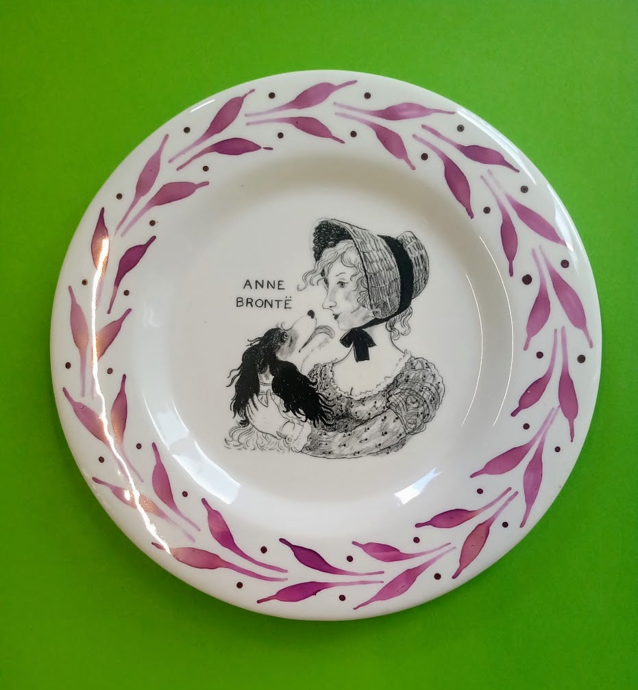 Anne Brontë plate
