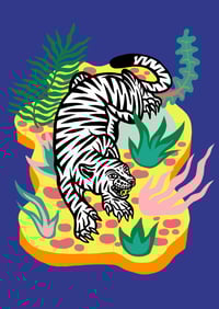Image 1 of Tiger Island Print