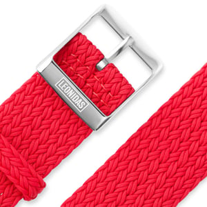 Image of LEONIDAS Perlon Strap Red