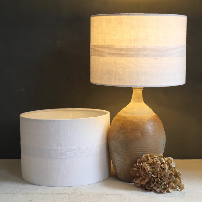 Pair of Medium Lampshades - White - MWP08