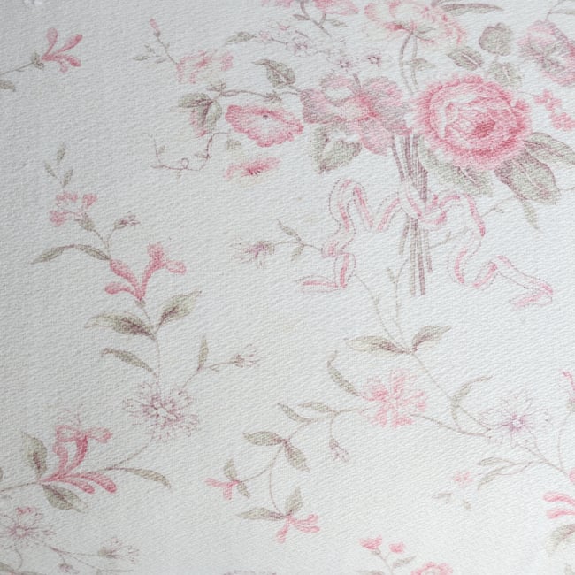 Single Large bench French Floral cushion 4